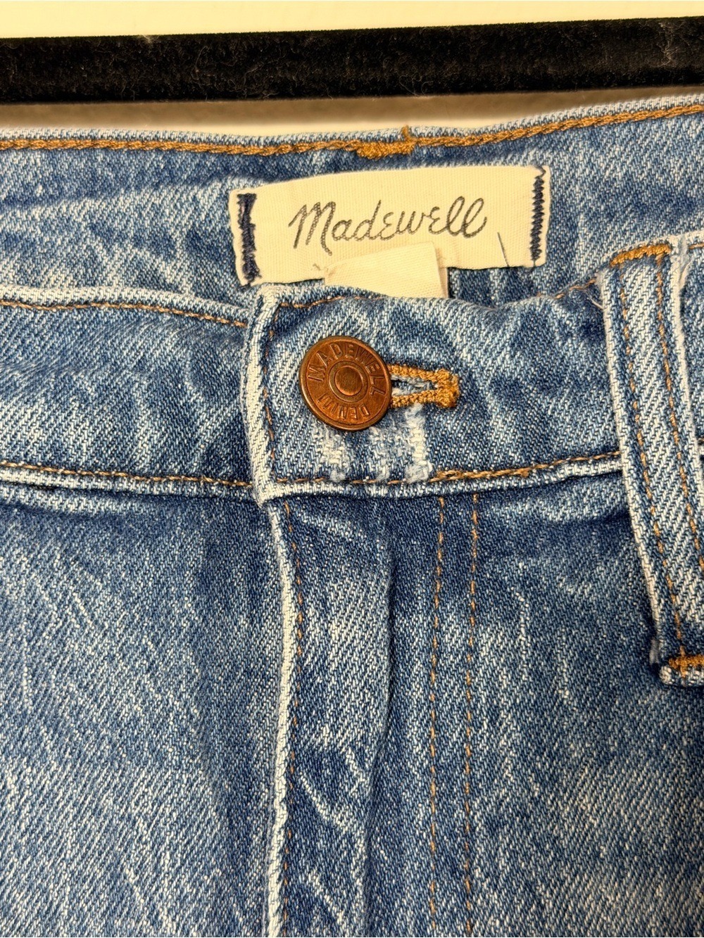 Madewell High Rise Slim Crop Boyjean Light Wash Jeans Size 30 - Picture 6 of 11
